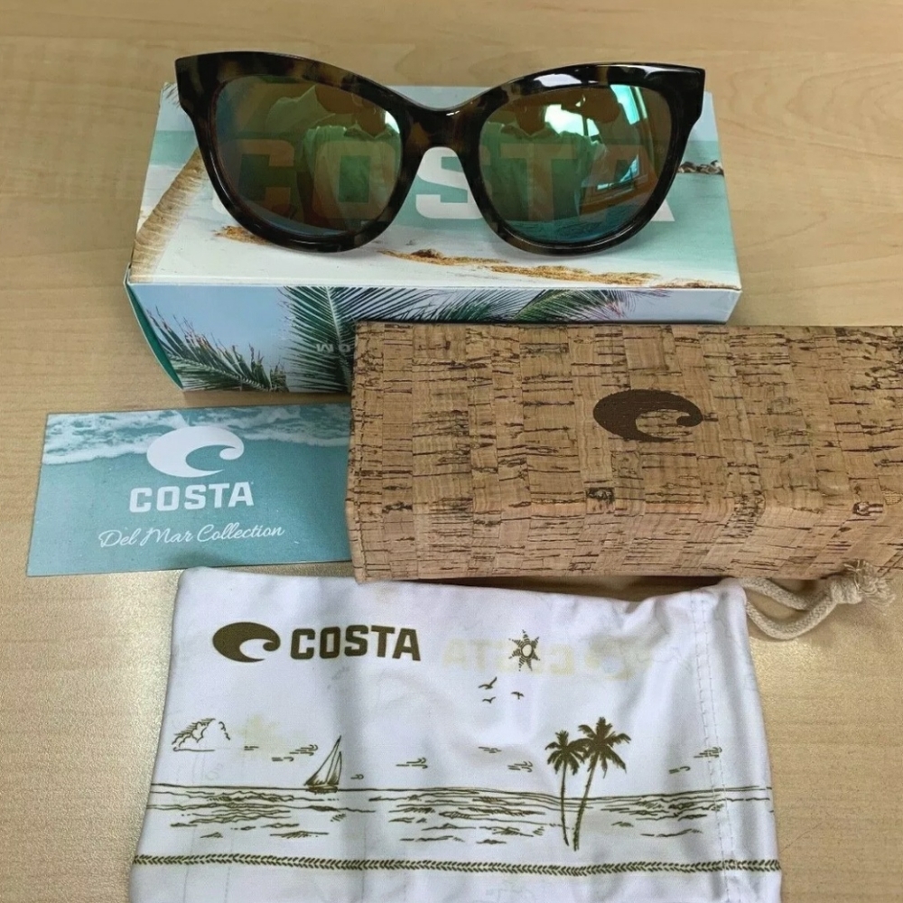 Costa Bimini Vintage Tortoise Glass Polarized 580G